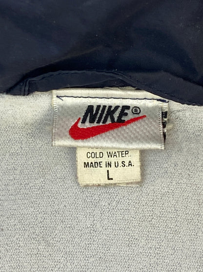 【中古品】【メンズ】 NIKE ナイキ 90-00S NYLON PULLOVER JACKET 90年代 00年代 ナイロン プルオーバー ジャケット メンズ アウター ヴィンテージ 146-260901-em-21-min サイズ：L カラー：ネイビー 万代Net店