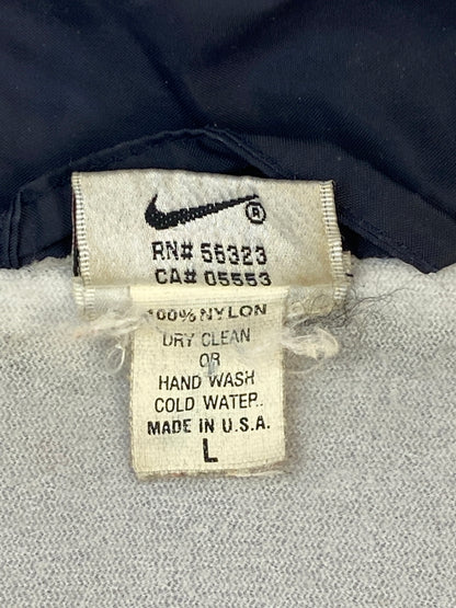 【中古品】【メンズ】 NIKE ナイキ 90-00S NYLON PULLOVER JACKET 90年代 00年代 ナイロン プルオーバー ジャケット メンズ アウター ヴィンテージ 146-260901-em-21-min サイズ：L カラー：ネイビー 万代Net店