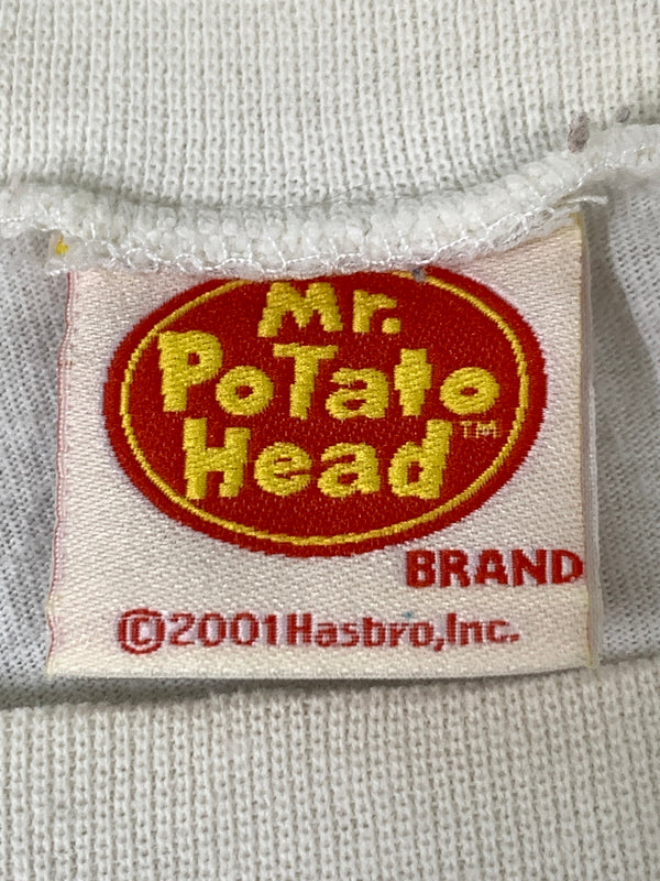【現状渡し品】【メンズ】 MR.POTATO HEAD ミスターポテトヘッド 00's CHARACTER PLINT S/S TEE 2000年代 プリント ショートスリーブTシャツ 半袖Tシャツ トップス 146-260831-yn-21-min サイズ：L/XL カラー：ホワイト 万代Net店