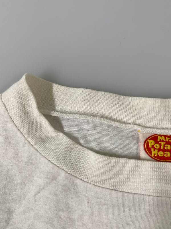 【現状渡し品】【メンズ】 MR.POTATO HEAD ミスターポテトヘッド 00's CHARACTER PLINT S/S TEE 2000年代 プリント ショートスリーブTシャツ 半袖Tシャツ トップス 146-260831-yn-21-min サイズ：L/XL カラー：ホワイト 万代Net店