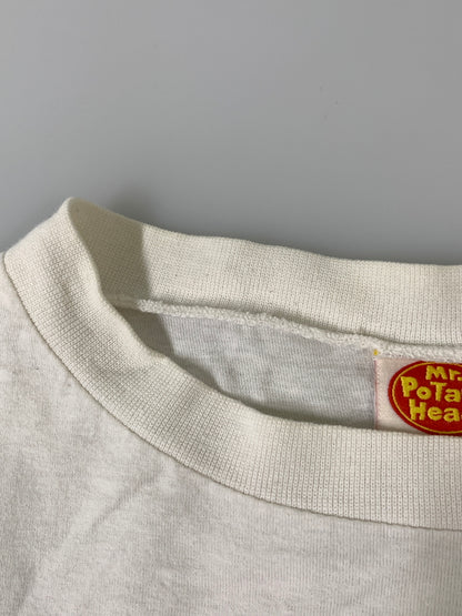 【現状渡し品】【メンズ】 MR.POTATO HEAD ミスターポテトヘッド 00's CHARACTER PLINT S/S TEE 2000年代 プリント ショートスリーブTシャツ 半袖Tシャツ トップス 146-260831-yn-21-min サイズ：L/XL カラー：ホワイト 万代Net店