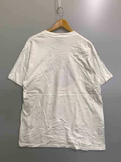 【現状渡し品】【メンズ】 ONIEITA オニータ 90's CHRISTIANITY DEVIL PRINT S/S TEE 90年代 プリント ショートスリーブTシャツ 半袖Tシャツ トップス 146-260831-yn-18-min サイズ：XL（46-48） カラー：ホワイト 万代Net店