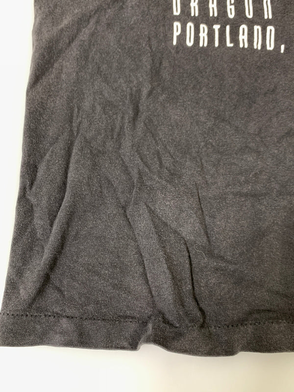 【中古品】【メンズ】 ONEITA オニータ 90S DRAGON PRINT S/S TEE 90年代 ドラゴン プリント ショートスリーブ Tシャツ メンズ トップス ヴィンテージ 146-260901-em-09-min サイズ：L（42-44） カラー：ブラック 万代Net店