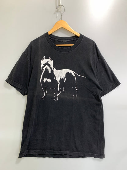 【現状渡し品】【メンズ】 ALSTYLE オールスタイル 00S VINTAGE DOG PLINT S/S TEE ヴィンテージ ドッグ プリント ショートスリーブ Tシャツ 半袖 メンズ トップス 146-260901-em-08-min カラー：ブラック 万代Net店