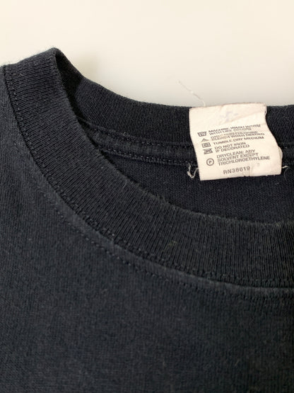 【中古品】【メンズ】 ANVIL アンヴィル ZOO PORT CHARLES MANSON S/S TEE ズー ポート チャールズ マンソン ショートスリーブ 半袖Tシャツ メンズ トップス 146-260901-em-10-min サイズ：L カラー：ブラック 万代Net店