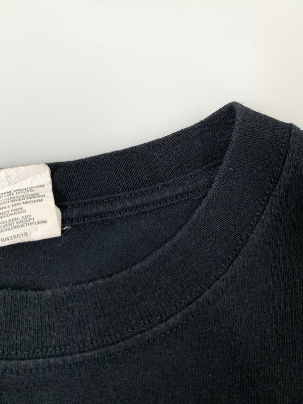 【中古品】【メンズ】 ANVIL アンヴィル ZOO PORT CHARLES MANSON S/S TEE ズー ポート チャールズ マンソン ショートスリーブ 半袖Tシャツ メンズ トップス 146-260901-em-10-min サイズ：L カラー：ブラック 万代Net店