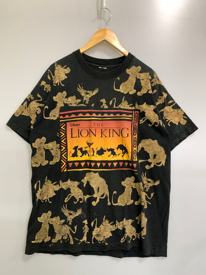 【中古品】【メンズ】 THE LION KING ライオンキング 90's S/S TEE 90年代 ショートスリーブ Tシャツ 半袖Tシャツ トップス 146-260831-yn-19-min サイズ：表記なし 下記参照 カラー：ブラック 万代Net店