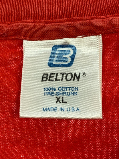 【現状渡し品】【メンズ】 BELTON ベルトン 90S BEAVIS AND BUTT-HEAD S S TEE 90年代 ビーバス・アンド・バットヘッド ショートスリーブ ティー 半袖 146-260830-hu-59-min サイズ：XL カラー：レッド 万代Net店