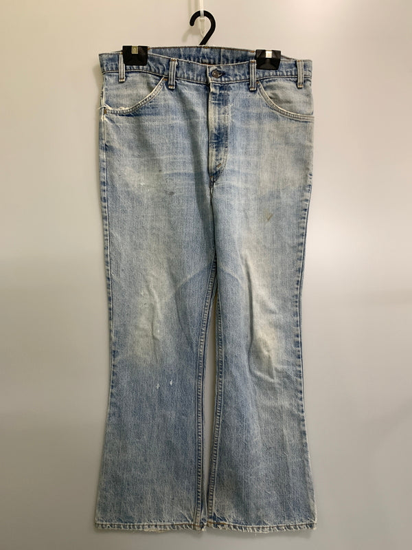 【現状渡し品】【メンズ】 LEVI'S リーバイス 70's 646 BELL BOTTOMS 70年代 ベルボトム デニムパンツ ボトムス 157-260831-yn-25-min サイズ：表記不明 下記参照 カラー：ライトインディゴ 万代Net店
