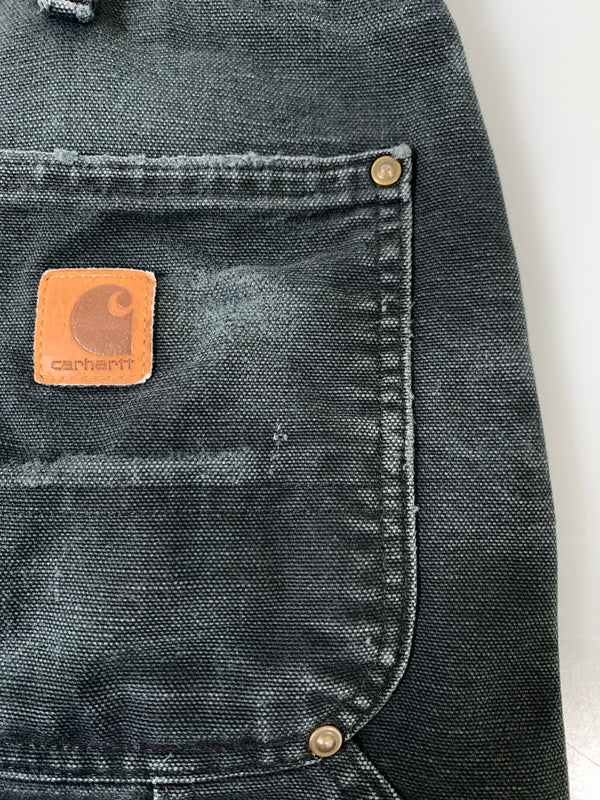 【現状渡し品】【メンズ】 CARHARTT カーハート DOUBLE KNEE WORK PANTS B136-BLK ダブルニー ワークパンツ ボトムス 157-260831-yn-24-min サイズ：36×30 カラー：ブラック 万代Net店