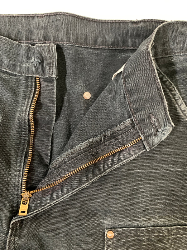 【現状渡し品】【メンズ】 CARHARTT カーハート DOUBLE KNEE WORK PANTS B136-BLK ダブルニー ワークパンツ ボトムス 157-260831-yn-24-min サイズ：36×30 カラー：ブラック 万代Net店