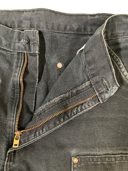 【現状渡し品】【メンズ】 CARHARTT カーハート DOUBLE KNEE WORK PANTS B136-BLK ダブルニー ワークパンツ ボトムス 157-260831-yn-24-min サイズ：36×30 カラー：ブラック 万代Net店