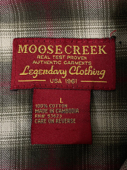 【中古品】【メンズ】 MOOSE CREEK ムースクリーク LS オンブレシャツ ロングスリーブ メンズ 長袖シャツ トップス 146-260901-em-51-min サイズ：L カラー：マルチカラー 万代Net店