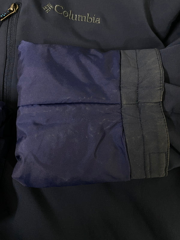 【中古品】【メンズ】 COLUMBIA コロンビア NYLON JACKET WM3260 ナイロンジャケット メンズ アウタージップアップパーカー フーディー 144-260901-em-49-min サイズ：XXL（46） カラー：ネイビー 万代Net店