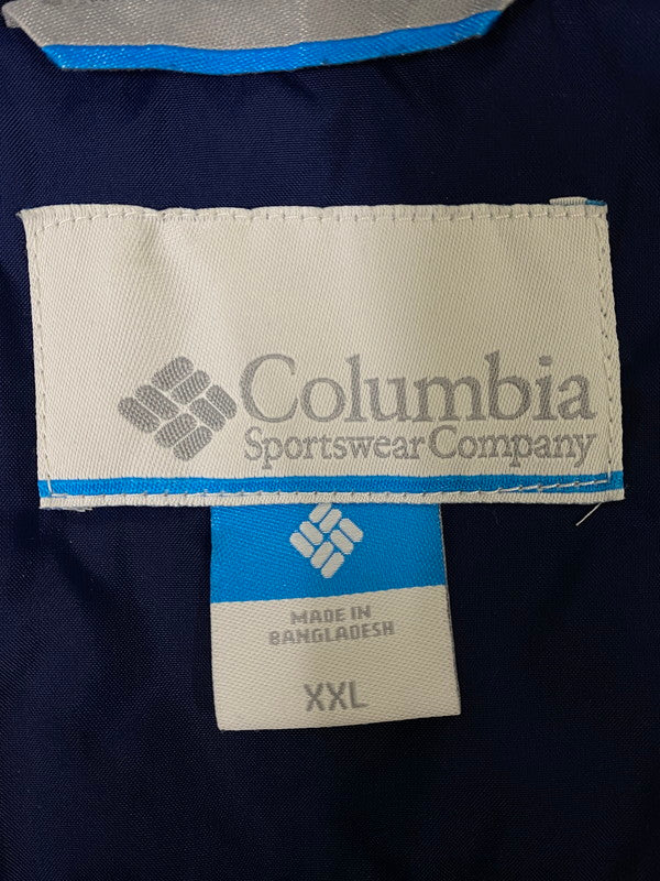 【中古品】【メンズ】 COLUMBIA コロンビア NYLON JACKET WM3260 ナイロンジャケット メンズ アウタージップアップパーカー フーディー 144-260901-em-49-min サイズ：XXL（46） カラー：ネイビー 万代Net店