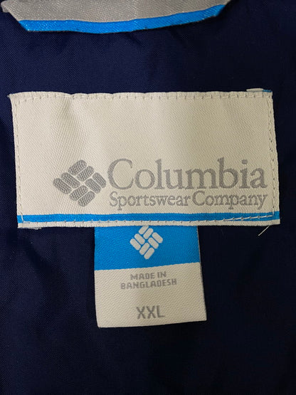 【中古品】【メンズ】 COLUMBIA コロンビア NYLON JACKET WM3260 ナイロンジャケット メンズ アウタージップアップパーカー フーディー 144-260901-em-49-min サイズ：XXL（46） カラー：ネイビー 万代Net店