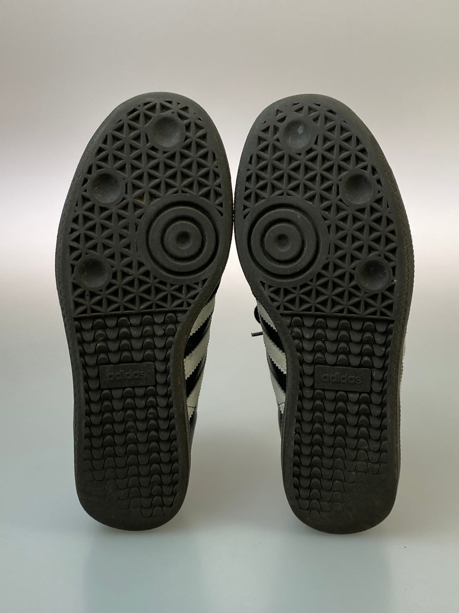 【中古品】【メンズ】 ADIDAS アディダス SAMBA LEATHER BLACK A019000 サンバ レザー コアブラック スニーカー メンズ シューズ 靴 161-260830-em-32-min サイズ：27.0 カラー：ブラック 万代Net店