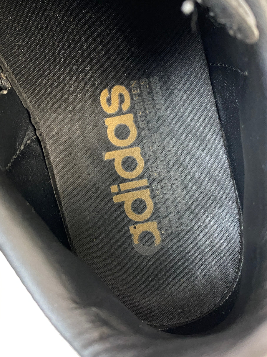【中古品】【メンズ】 ADIDAS アディダス SAMBA LEATHER BLACK A019000 サンバ レザー コアブラック スニーカー メンズ シューズ 靴 161-260830-em-32-min サイズ：27.0 カラー：ブラック 万代Net店