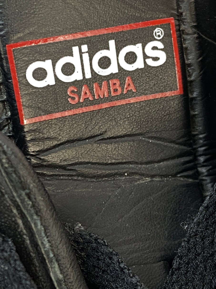【中古品】【メンズ】 ADIDAS アディダス SAMBA LEATHER BLACK A019000 サンバ レザー コアブラック スニーカー メンズ シューズ 靴 161-260830-em-32-min サイズ：27.0 カラー：ブラック 万代Net店