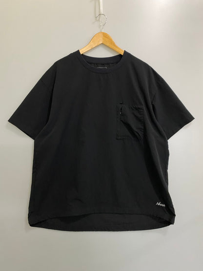 【中古品】【メンズ】 NANGA ナンガ ドットエア コンフィーTシャツ N2500-1J300A ショートパンツ メンズ トップス 速乾 クルーネック 144-260901-em-50-min サイズ：XL カラー：ブラック 万代Net店
