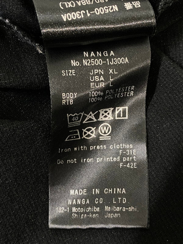 【中古品】【メンズ】 NANGA ナンガ ドットエア コンフィーTシャツ N2500-1J300A ショートパンツ メンズ トップス 速乾 クルーネック 144-260901-em-50-min サイズ：XL カラー：ブラック 万代Net店