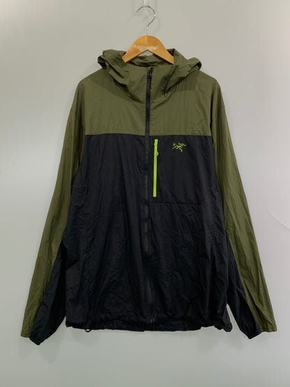 【中古品】【メンズ】 ARC’TERYX アークテリクス SQUAMISH HOODY X000010276 スコーミッシュ フーディ ライトアウター 145-260903-hu-20-min サイズ：XL カラー：カーキグリーン/ブラック 万代Net店