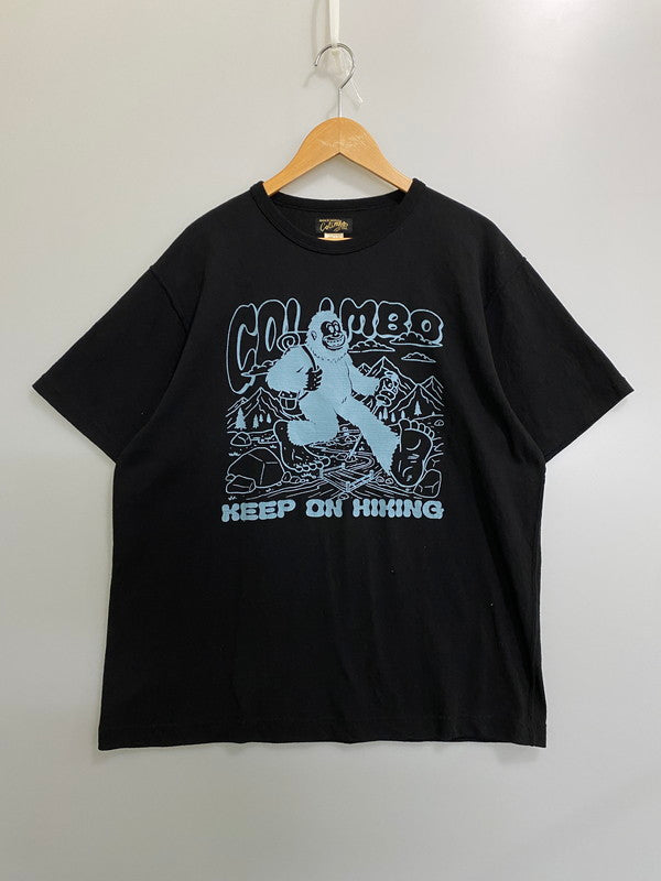 【中古品】【メンズ】 COLIMBO コリンボ NORWALK TEE BIGFOOT HIKKING ノーウォーク コットンTシャツ ビッグフット メンズ 半袖Tシャツ トップス 145-260901-em-48-min サイズ：XXL カラー：ブラック 万代Net店