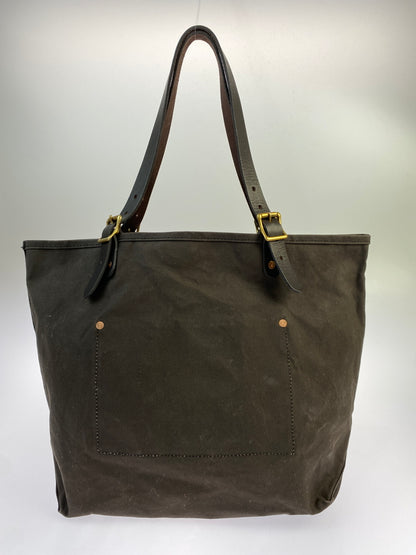 【中古品】【メンズ】 VASCO ヴァスコ CANVAS × LEATHER TRAVEL TOTE BAG キャンバス レザー トラベル トートバッグ カバン 188-260907-yn-17-min カラー：ブラウン 万代Net店