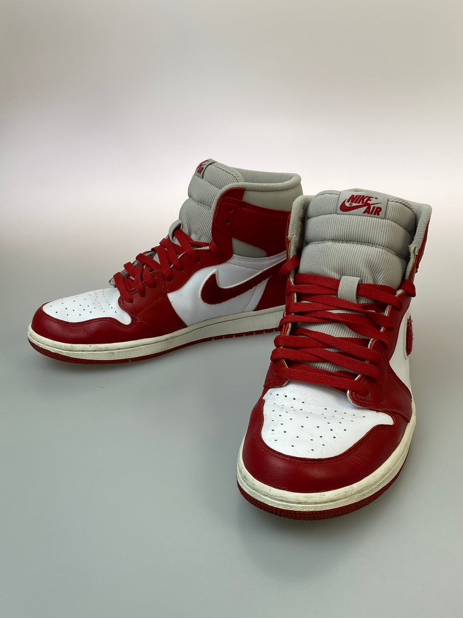 【中古品】【メンズ】 NIKE ナイキ WOMEN'S AIR JORDAN 1 HIGH OG NEWSTALGIA DJ4891-061 ウィメンズ エアジョーダン1 ハイ OG ニュースタルジア メンズ シューズ スニーカー 靴 160-260830-em-30-min サイズ：29.0cm カラー：ホワイト/ベージュ/レッド 万代Net店