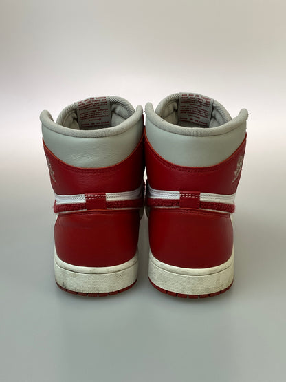 【中古品】【メンズ】 NIKE ナイキ WOMEN'S AIR JORDAN 1 HIGH OG NEWSTALGIA DJ4891-061 ウィメンズ エアジョーダン1 ハイ OG ニュースタルジア メンズ シューズ スニーカー 靴 160-260830-em-30-min サイズ：29.0cm カラー：ホワイト/ベージュ/レッド 万代Net店
