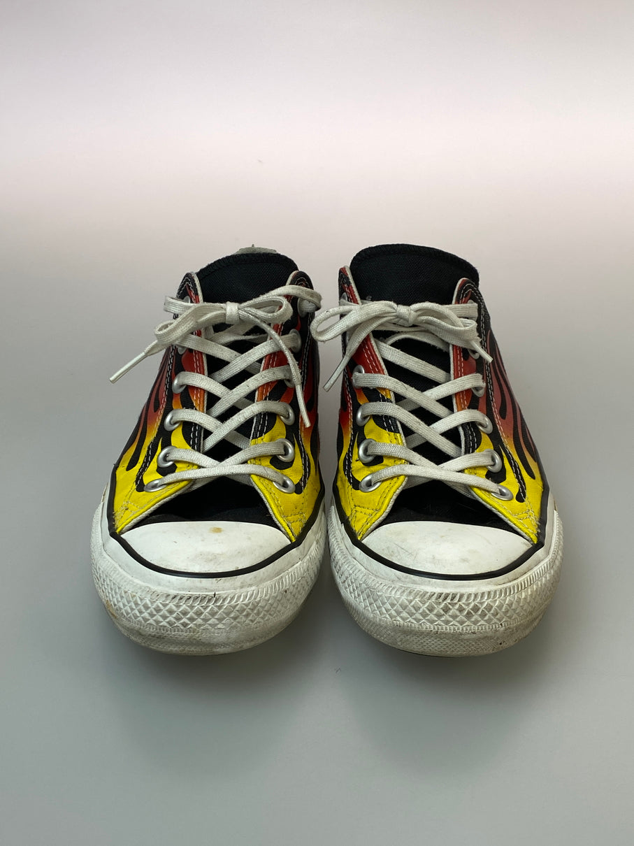 【中古品】【メンズ】 CONVERSE コンバース ALL STAR 100 IGNT OX 1CL508 オールスター 100 イグナイト オックス ローカット スニーカー メンズ シューズ 靴 162-260830-em-28-min サイズ：26.0cm カラー：BLACK 万代Net店