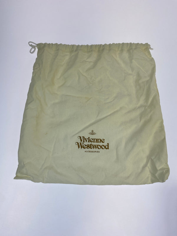 【中古品】【レディース】 VIVIENNE WESTWOOD ヴィヴィアンウエストウッド SHOULDER BAG チェーン ショルダーバッグ カバン 188-260907-yn-09-min カラー：パープル/ベージュ/ブラウン 万代Net店