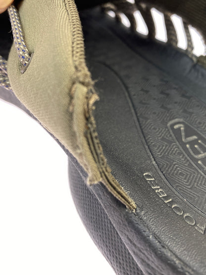 【中古品】【メンズ】 KEEN キーン 1027183 UNEEK SNK SLIDE SANDAL ユニーク スニーク スライド サンダル 靴 165-260902-jt-30-min サイズ：US 9.5 27.5cm カラー：オリーブ 万代Net店