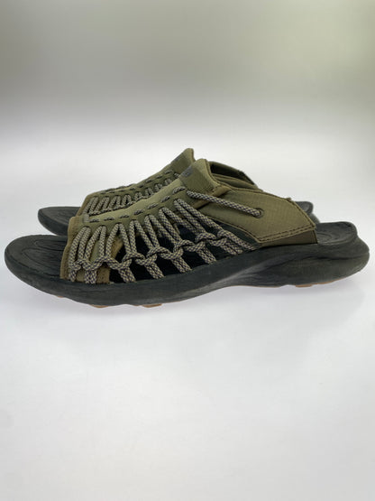 【中古品】【メンズ】 KEEN キーン 1027183 UNEEK SNK SLIDE SANDAL ユニーク スニーク スライド サンダル 靴 165-260902-jt-30-min サイズ：US 9.5 27.5cm カラー：オリーブ 万代Net店