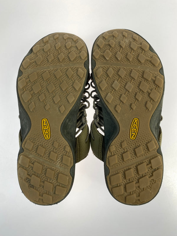 【中古品】【メンズ】 KEEN キーン 1027183 UNEEK SNK SLIDE SANDAL ユニーク スニーク スライド サンダル 靴 165-260902-jt-30-min サイズ：US 9.5 27.5cm カラー：オリーブ 万代Net店