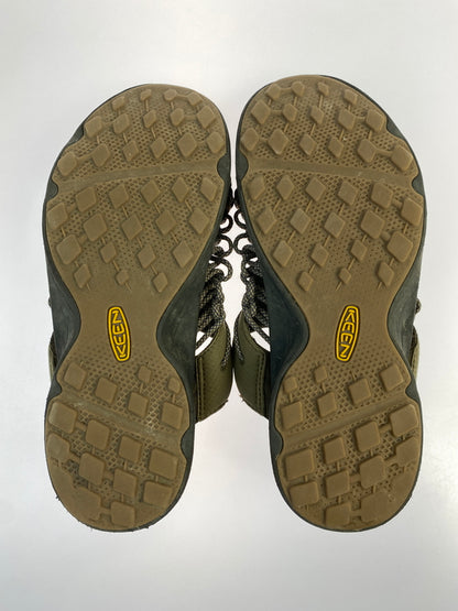【中古品】【メンズ】 KEEN キーン 1027183 UNEEK SNK SLIDE SANDAL ユニーク スニーク スライド サンダル 靴 165-260902-jt-30-min サイズ：US 9.5 27.5cm カラー：オリーブ 万代Net店