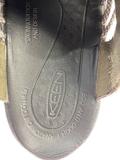 【中古品】【メンズ】 KEEN キーン 1027183 UNEEK SNK SLIDE SANDAL ユニーク スニーク スライド サンダル 靴 165-260902-jt-30-min サイズ：US 9.5 27.5cm カラー：オリーブ 万代Net店
