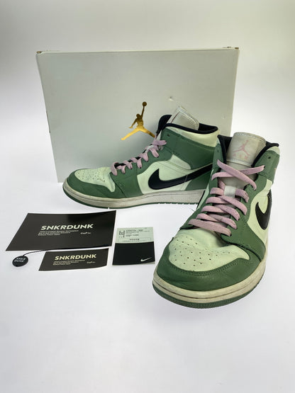 【中古品】【メンズ】 NIKE ナイキ CZ0774-300 WOMEN'S AIR JORDAN 1 MID SE ウィメンズ エアージョーダン1 ミッド スニーカー 靴 160-260902-jt-07-min サイズ：US 11.5 28.5cm カラー：DUTCH GREEN/BLACK-BARELT GREEN 万代Net店