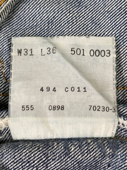 【中古品】【メンズ】 LEVI'S リーバイス バレンシア製 501XX DENIM PANTS デニム パンツ ジーパン ボトムス 157-260903-hu-30-min サイズ：W31L36 カラー：ブルーインディゴ 万代Net店