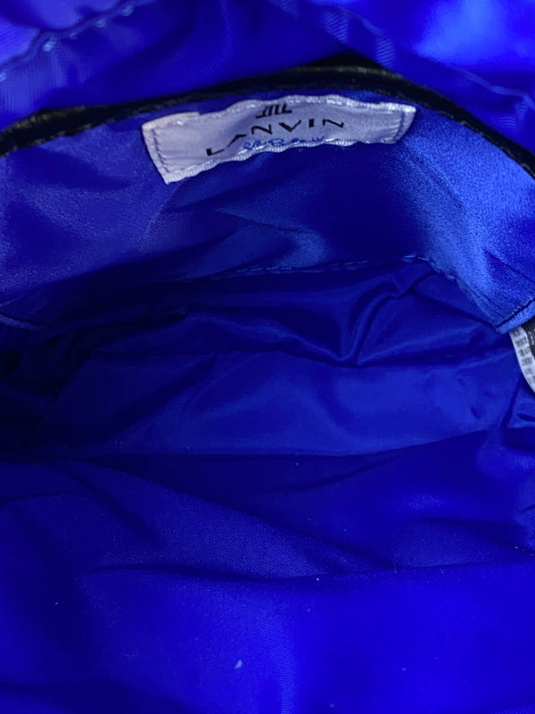【中古品】【メンズ/レディース】 LANVIN EN BLEU ランバン オン ブルー 2WAY SHOULDER BAG 545101 ツーウェイ ショルダーバッグ カバン 188-260908-KS-01-min カラー：ブラック 万代Net店