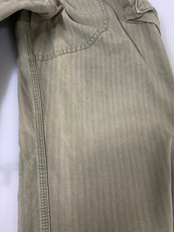 【中古品】【メンズ】 SASSAFRAS ササフラス MILITARY PANTS ミリタリー パンツ メンズ ボトムス 155-260904-em-22-min サイズ：M カラー：ライトオリーブ 万代Net店