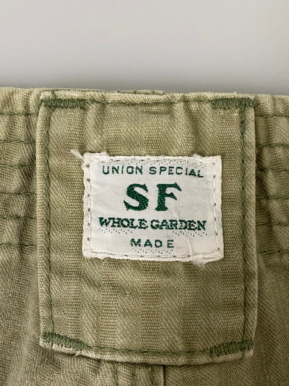 【中古品】【メンズ】 SASSAFRAS ササフラス MILITARY PANTS ミリタリー パンツ メンズ ボトムス 155-260904-em-22-min サイズ：M カラー：ライトオリーブ 万代Net店