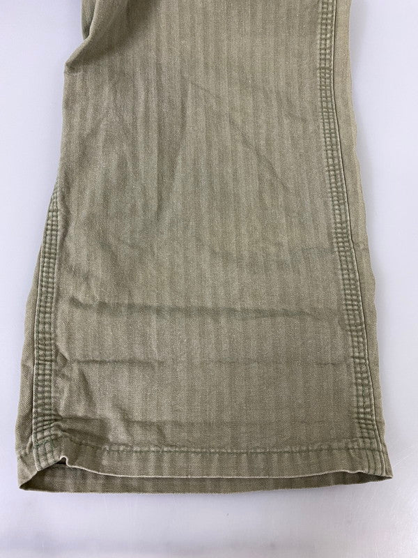 【中古品】【メンズ】 SASSAFRAS ササフラス MILITARY PANTS ミリタリー パンツ メンズ ボトムス 155-260904-em-22-min サイズ：M カラー：ライトオリーブ 万代Net店