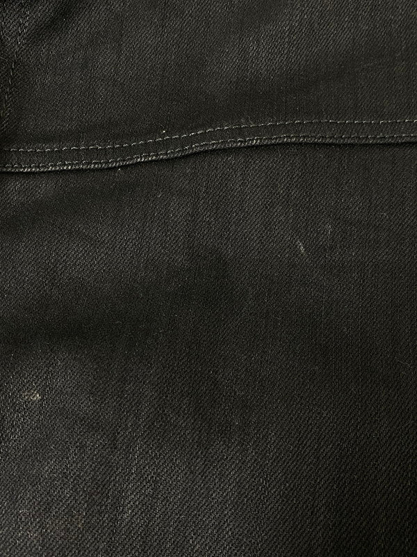【中古品】【メンズ】 RAF SIMONS ラフシモンズ JOY DIVISION OVERSIZE DENIM JACKET 181-723 18SS ジョイ ディヴィジョン オーバーサイズ デニム ジャケット Gジャン パンクバンド 141-260901-em-32-min サイズ：S カラー：ブラック 万代Net店