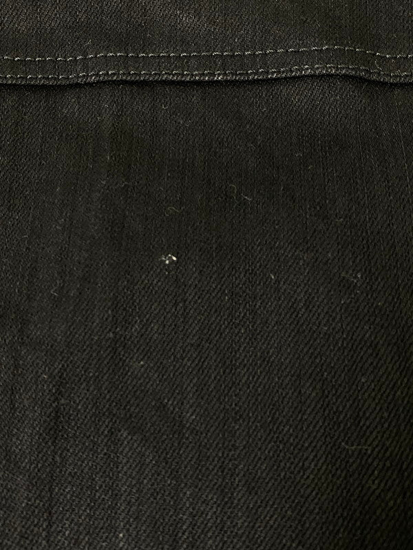 【中古品】【メンズ】 RAF SIMONS ラフシモンズ JOY DIVISION OVERSIZE DENIM JACKET 181-723 18SS ジョイ ディヴィジョン オーバーサイズ デニム ジャケット Gジャン パンクバンド 141-260901-em-32-min サイズ：S カラー：ブラック 万代Net店