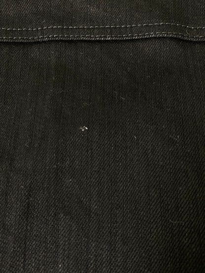 【中古品】【メンズ】 RAF SIMONS ラフシモンズ JOY DIVISION OVERSIZE DENIM JACKET 181-723 18SS ジョイ ディヴィジョン オーバーサイズ デニム ジャケット Gジャン パンクバンド 141-260901-em-32-min サイズ：S カラー：ブラック 万代Net店
