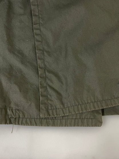 【中古品】【メンズ】 U.S.ARMY ユーエスアーミー TRENCH COAT DSA100-67-C-4077 トレンチコート メンズ アウター レインコート ヴィンテージ ミリタリー クォーペル ロングコート 146-260901-em-45-min サイズ：34R カラー：カーキグリーン 万代Net店