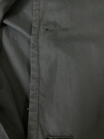 【中古品】【メンズ】 U.S.ARMY ユーエスアーミー TRENCH COAT DSA100-67-C-4077 トレンチコート メンズ アウター レインコート ヴィンテージ ミリタリー クォーペル ロングコート 146-260901-em-45-min サイズ：34R カラー：カーキグリーン 万代Net店