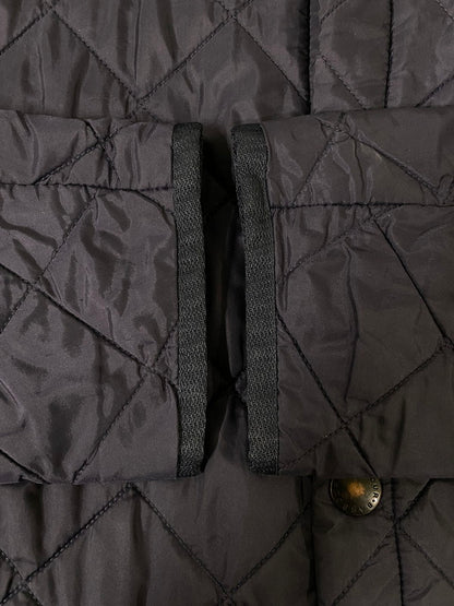 【中古品】【メンズ】 BARBOUR バーブァー HERITAGE LIDDESDALE QUILTING JACKET MQU0240NY92 ヘリテージ リッズデイル キルティング ジャケット メンズ アウター バブアー コーデュロイ 144-260901-em-41-min サイズ：S カラー：ネイビー 万代Net店