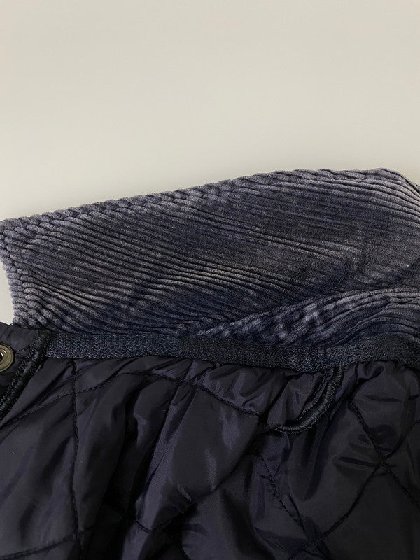 【中古品】【メンズ】 BARBOUR バーブァー HERITAGE LIDDESDALE QUILTING JACKET MQU0240NY92 ヘリテージ リッズデイル キルティング ジャケット メンズ アウター バブアー コーデュロイ 144-260901-em-41-min サイズ：S カラー：ネイビー 万代Net店